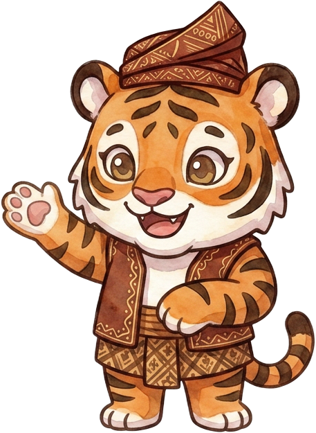 Maskot harimau Bahasaku